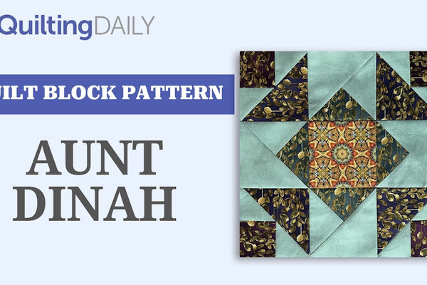 Aunt Dinah traditional quilt block
