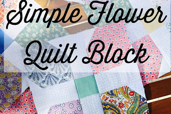 Learn To Sew Simple Floral-like Quilt Blocks