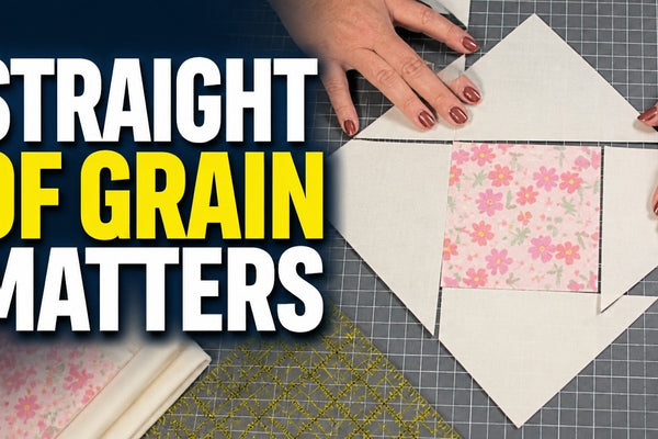 The difference between side triangles and corner triangles for setting a quilt on point