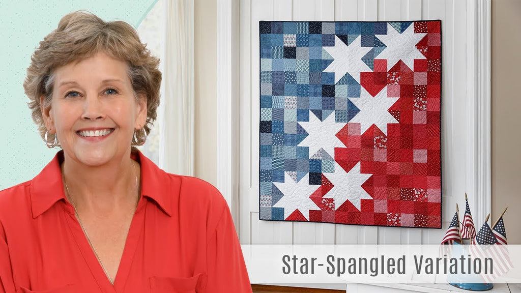 How to Make a Star Spangled Variation Quilt - Free Quilting Tutorial (Jenny Doan from  Missouri Star)