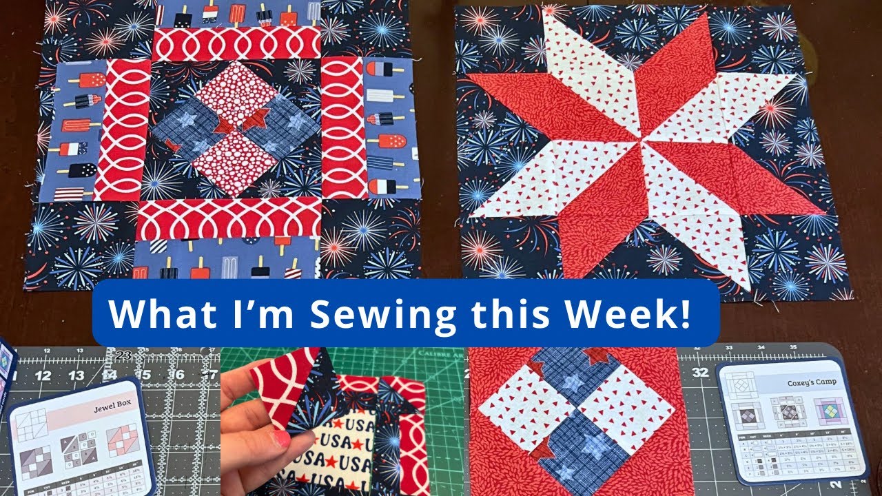 Tiny half square triangles, mini churn dash and starting a sampler quilt, video by Melody Joy Quilts
