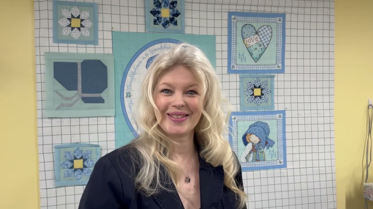 Winter Flower Quilt Block Tutorial with Country Farmhouse Quilting