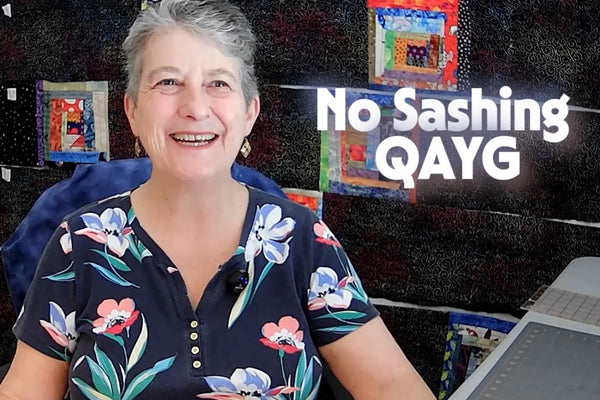 A Quilt-As-You-Go Method with No Sashing and No Hand Sewing