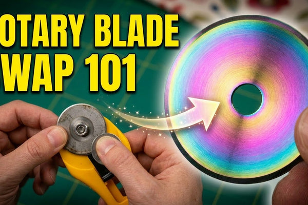 How to change a rotary cutter blade safely