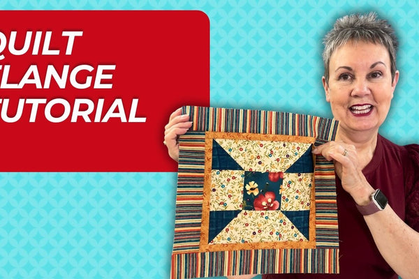 How to Add a Pretty Flange to Your Quilt Binding