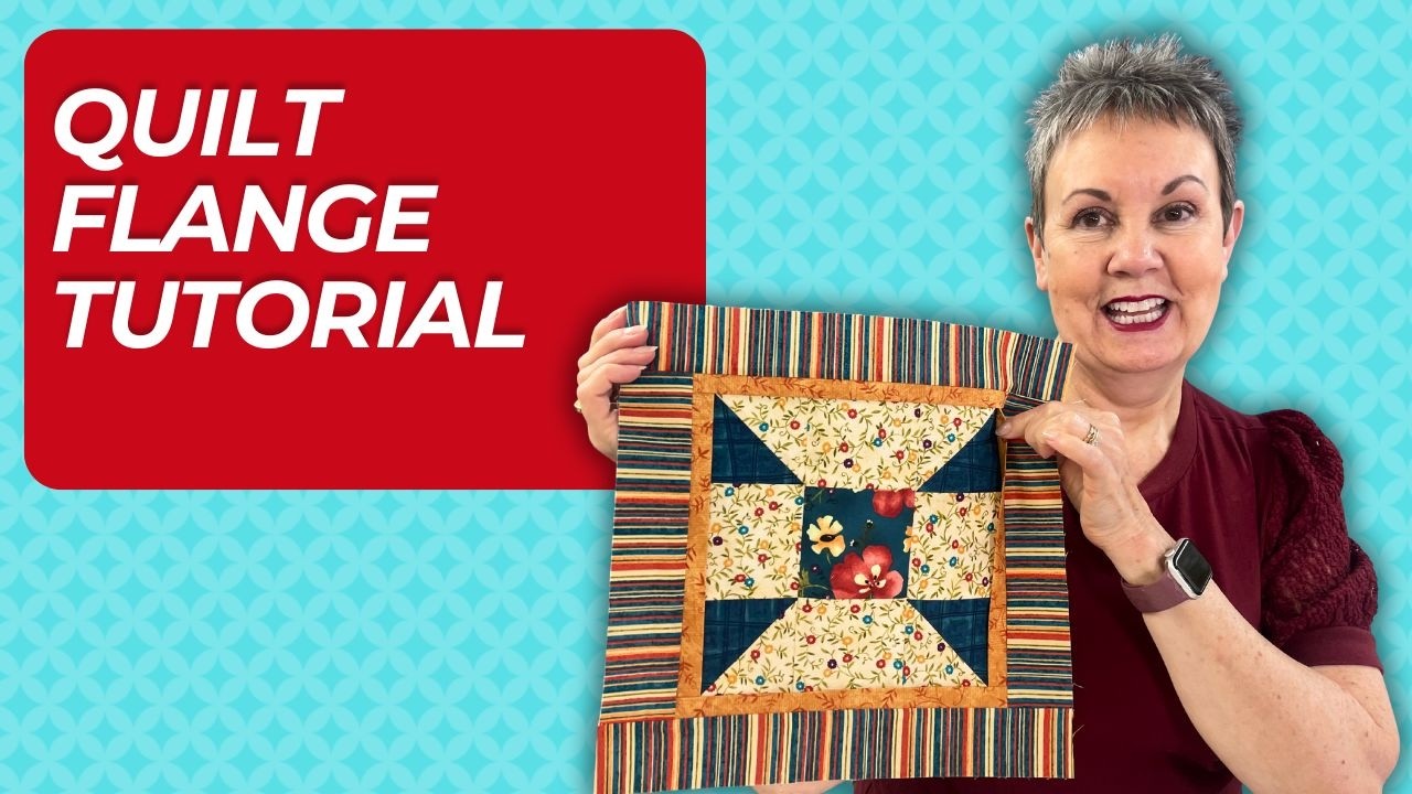 How to Add a Pretty Flange to Your Quilt Binding