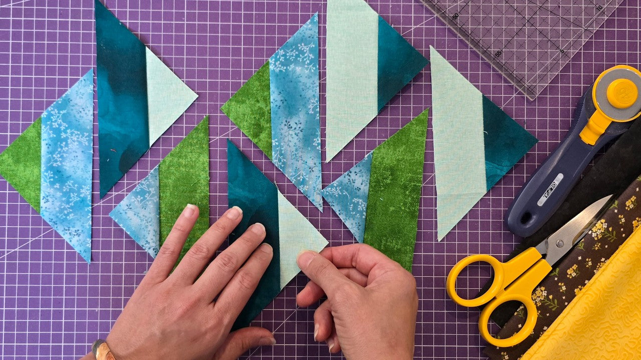 Turn Scrap Strips Into a Stunning Quilt with Patchwork with achide