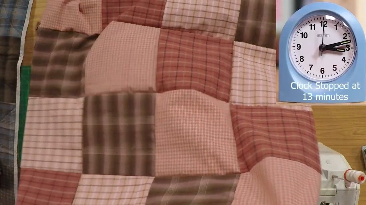 A Quilt Top in 13 Minutes from Four Fat Quarters