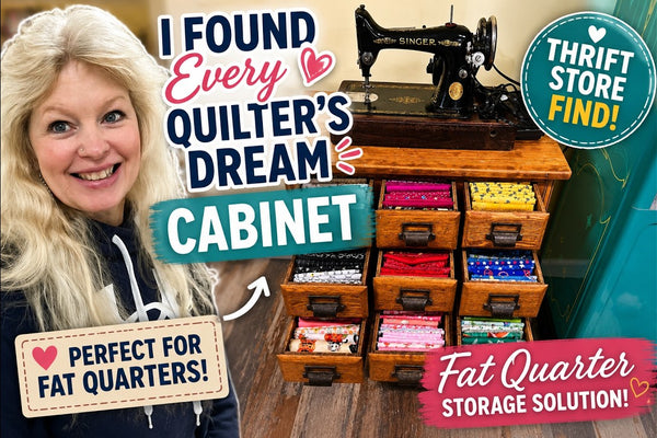 A Clever Way to Organise Hundreds of Fat Quarters