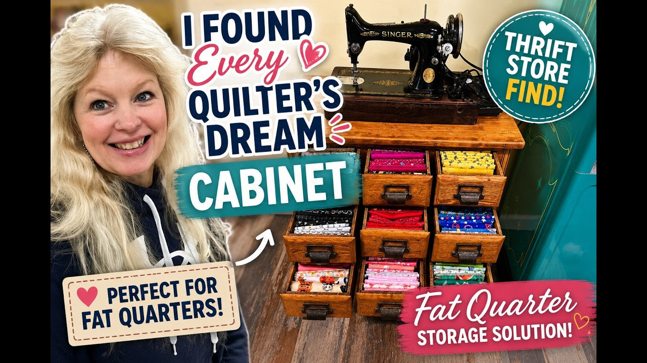 A Clever Way to Organise Hundreds of Fat Quarters