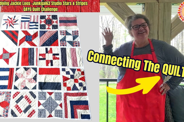 A Quilt As You Go Finish With Easy Connector Strips