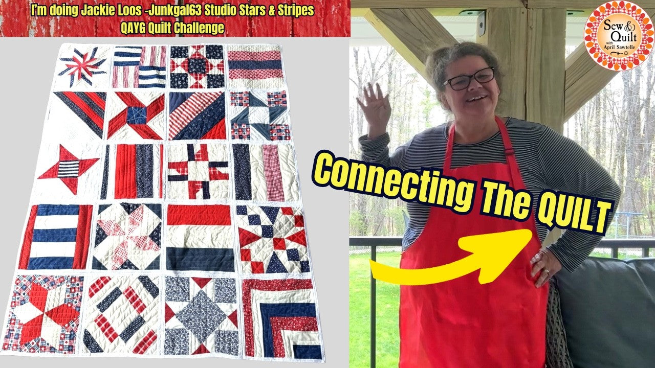 A Quilt As You Go Finish With Easy Connector Strips