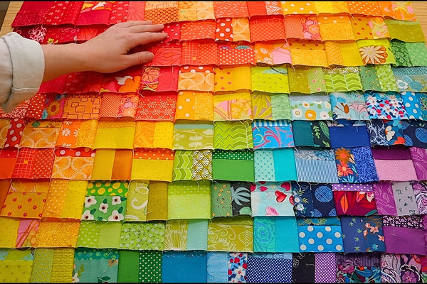 A Quilt That Actually Empties Your Fabric Stash