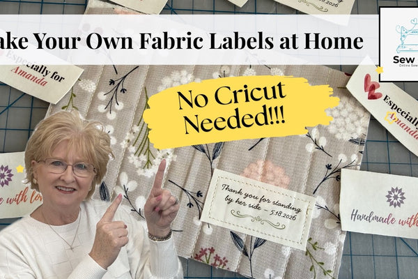 Make Your Own Fabric Labels at Home with Sew Chill Sewing Studio