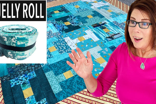 A speedy jelly roll courthouse steps quilt