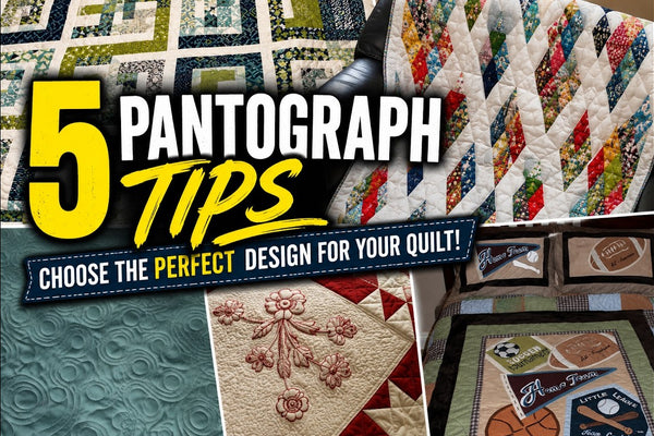 Choosing the perfect pantograph for edge to edge quilting