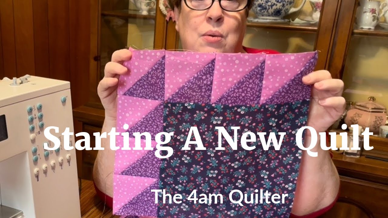 The joy of starting a brand new quilt