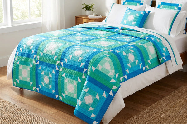 Cabin Trails Free Quilt Pattern