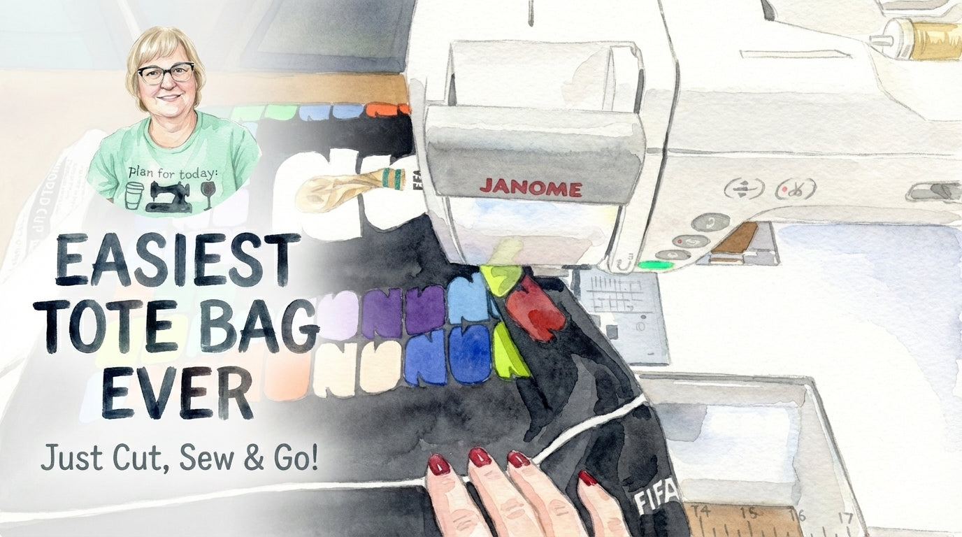 How to Sew a Tote Bag from a Panel: FIFA World Cup 26 & America 250
