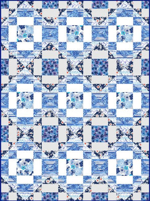 Framed Flowers Free Quilt Pattern