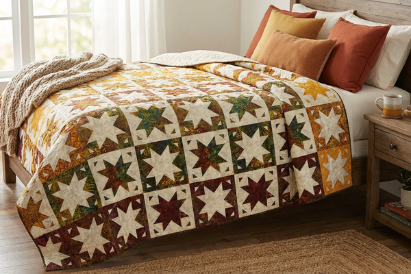 Luminescent Pattern Free Quilt Pattern