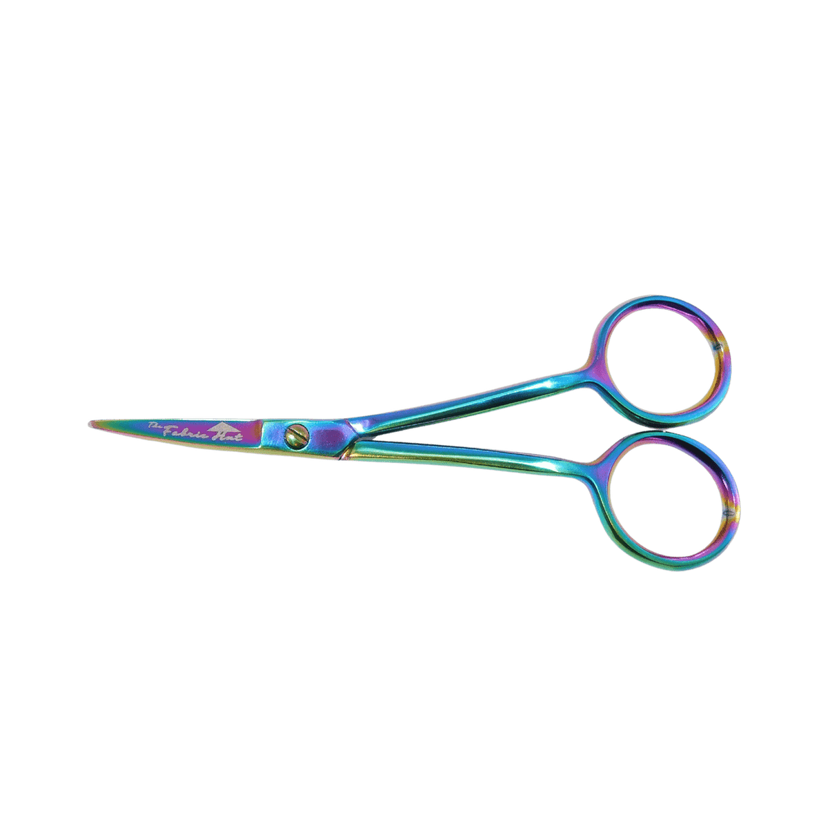 The Fabric Hut 4" Titanium-Coated Curved Fine Point Scissors- Precision Thread Snips