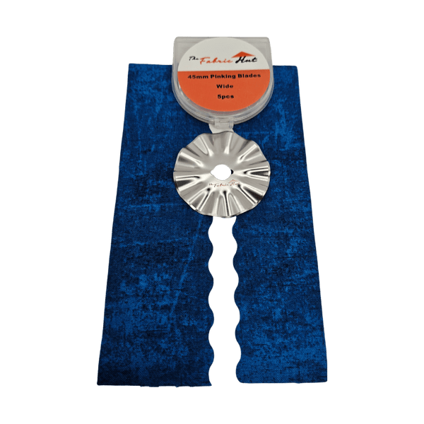 Pinking Blade - Wide - 45mm Rotary Blade - Pack of 5