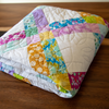 First Bloom Quilting Kit - Pre-Cut with Complete Backing & Binding - Experienced Beginner - 63x77 inches Finished Size