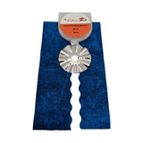 Pinking Blade Wide, pack of 5 45mm rotary blades with a bold zigzag cutting edge, shown with the clear storage case - The Fabric Hut