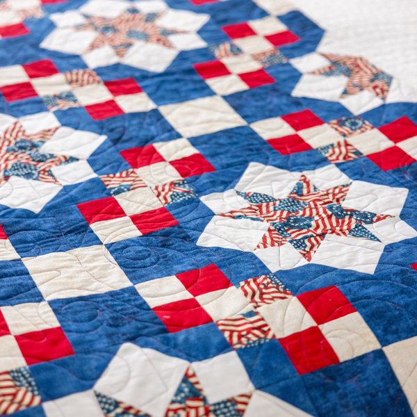 Because of the Brave Quilting Kit - Pre-Cut with Complete Backing & Binding - Experienced Beginner/Intermediate - 60x72 inches Finished Size