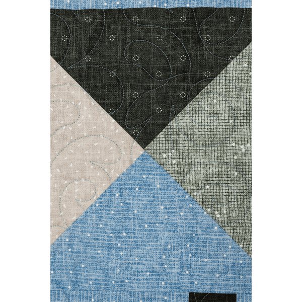 Wild Reflections Quilting Kit - Pre-Cut with Complete Backing & Binding - 60x70 inches Finished Size - Perfect for Advanced Beginners