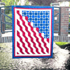 Honor and Valor Quilting Kit - Pre-Cut with Complete Backing & Binding 58x73 inches Finished Size - Beginner-Friendly