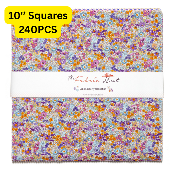 10 " Squares 240pcs - Urban Liberty Collection