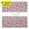 10 " Squares 240pcs - Urban Liberty Collection