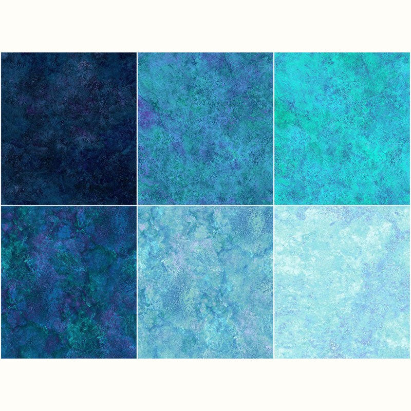 Charm Pack 42pcs - 5" Square Precuts - Midnight - Stonehenge Gradations II by Northcott - photo 4 of 4 - The Fabric Hut
