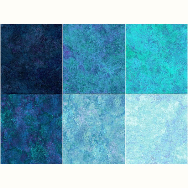 Charm Pack 42pcs - 5" Square Precuts - Midnight - Stonehenge Gradations II by Northcott - photo 4 of 4 - The Fabric Hut