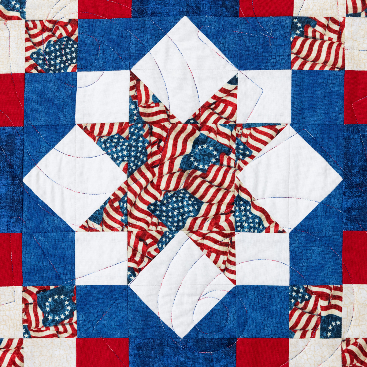 Because of the Brave Quilting Kit - Pre-Cut with Complete Backing & Binding - Experienced Beginner/Intermediate - 60x72 inches Finished Size