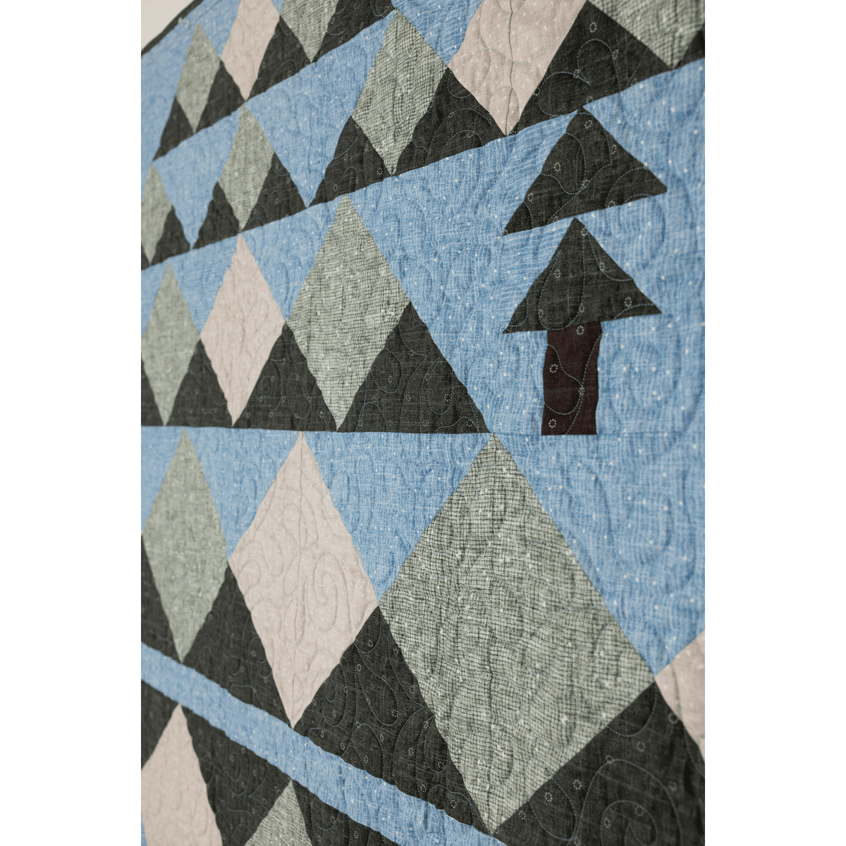 Wild Reflections Quilting Kit - Pre-Cut with Complete Backing & Binding - 60x70 inches Finished Size - Perfect for Advanced Beginners