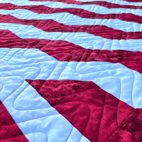 Honor and Valor Quilting Kit - Pre-Cut with Complete Backing & Binding 58x73 inches Finished Size - Beginner-Friendly