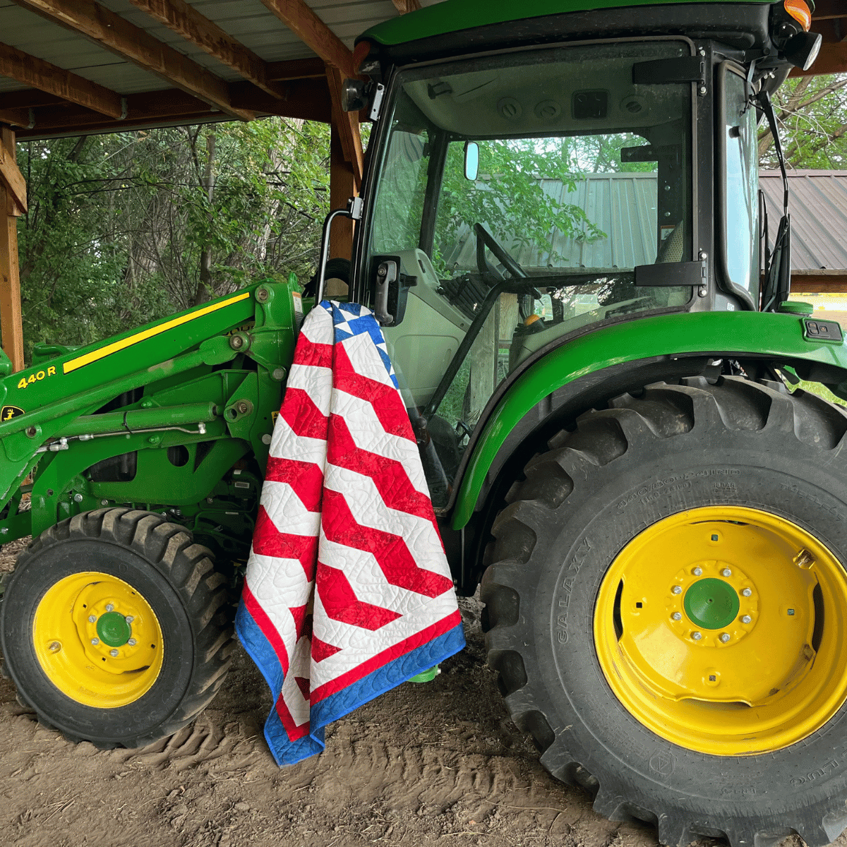 Honor and Valor Quilting Kit - Pre-Cut with Complete Backing & Binding - 58x73 inches Finished Size - Beginner Friendly