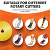 45mm Titanium Coated Rotary Cutter Blades - 10 Blades Pack