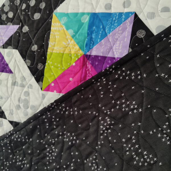 Stars at Sea Quilting Kit - Pre-Cut with Complete Backing & Binding - 60x72 inches Finished Size (ships in early April)