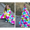 The Best Beginner Quilt Kit - Modern Patchwork - Pre-Cut with Complete Backing & Binding - 64x72 inches Finished Size
