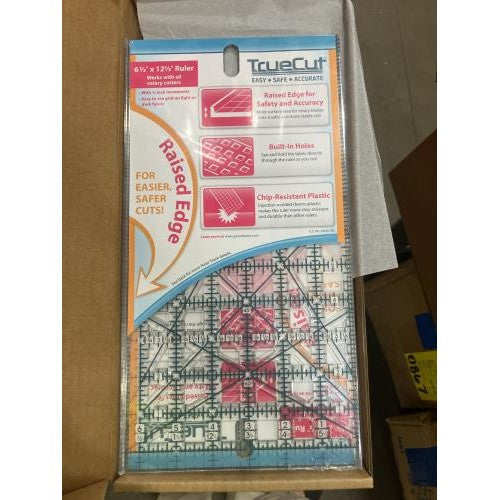 TrueCut® 6.5" x 12.5" Rectangle Quilting Ruler