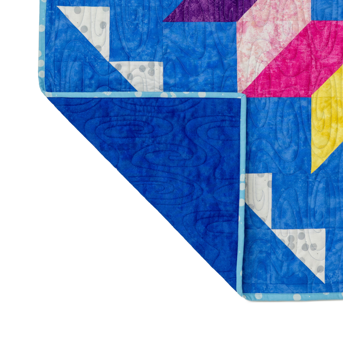 Pool Party Quilt Kit - Pre-Cut with Complete Backing & Binding - 62×62" Finished Size