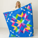 Pool Party Quilting Kit - Pre-Cut with Complete Backing & Binding - Beginner - 62x62 inches Finished Size - The Fabric Hut
