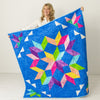 Pool Party Quilting Kit - Pre-Cut with Complete Backing & Binding - Beginner - 62x62 inches Finished Size - The Fabric Hut