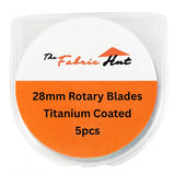28mm Titanium-Coated Rotary Blades 5 Blades
