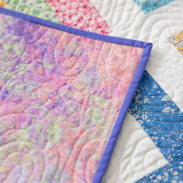 Prairie Posies Quilting Kit - Pre-Cut with Complete Backing & Binding - Experienced Beginner - 68" x 90½" Finished Size