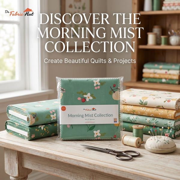 Charm-pack 40pcs - 5" Square Precuts - Morning Mist Collection